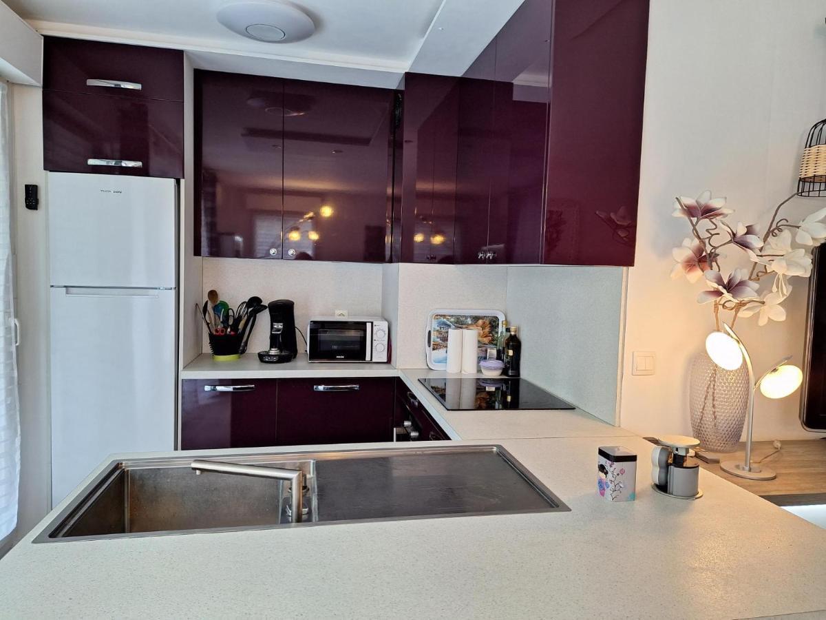 Charmant Appartement Residentiel Avec Terrasse, Jardin Privatif Et Piscine A Cannes Luaran gambar
